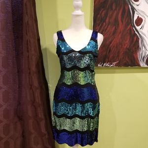 Form Fitting Sequin Mini Dress by Snap